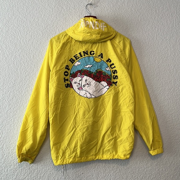 Ripndip Other - RipnDip Yellow Windbreak Anorak Jacket